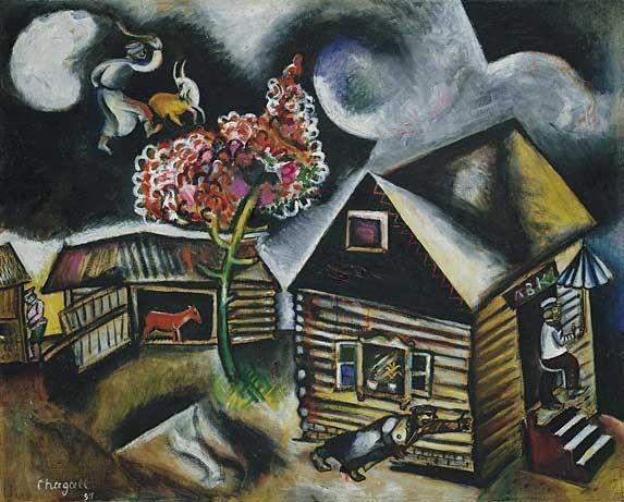 Marc Chagall Rain